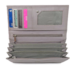 AFONiE Leather RFID Women Wallet