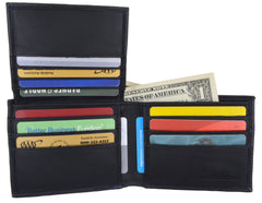 AFONiE Leather Men Bi-Fold Wallet