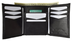 Men's Genuine Leather Trifold Wallet
