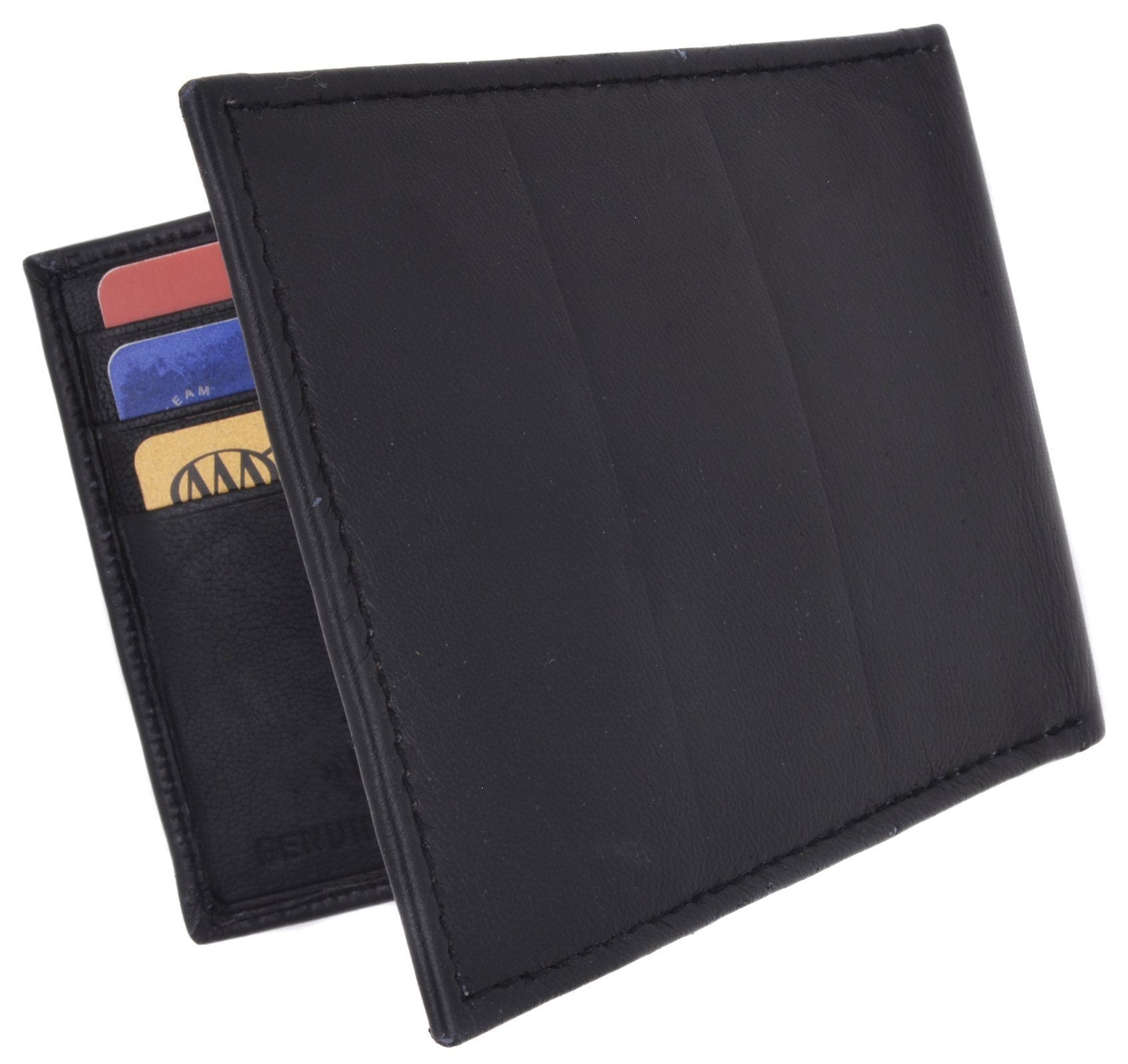 AFONiE Leather Money Clip Wallet For Men