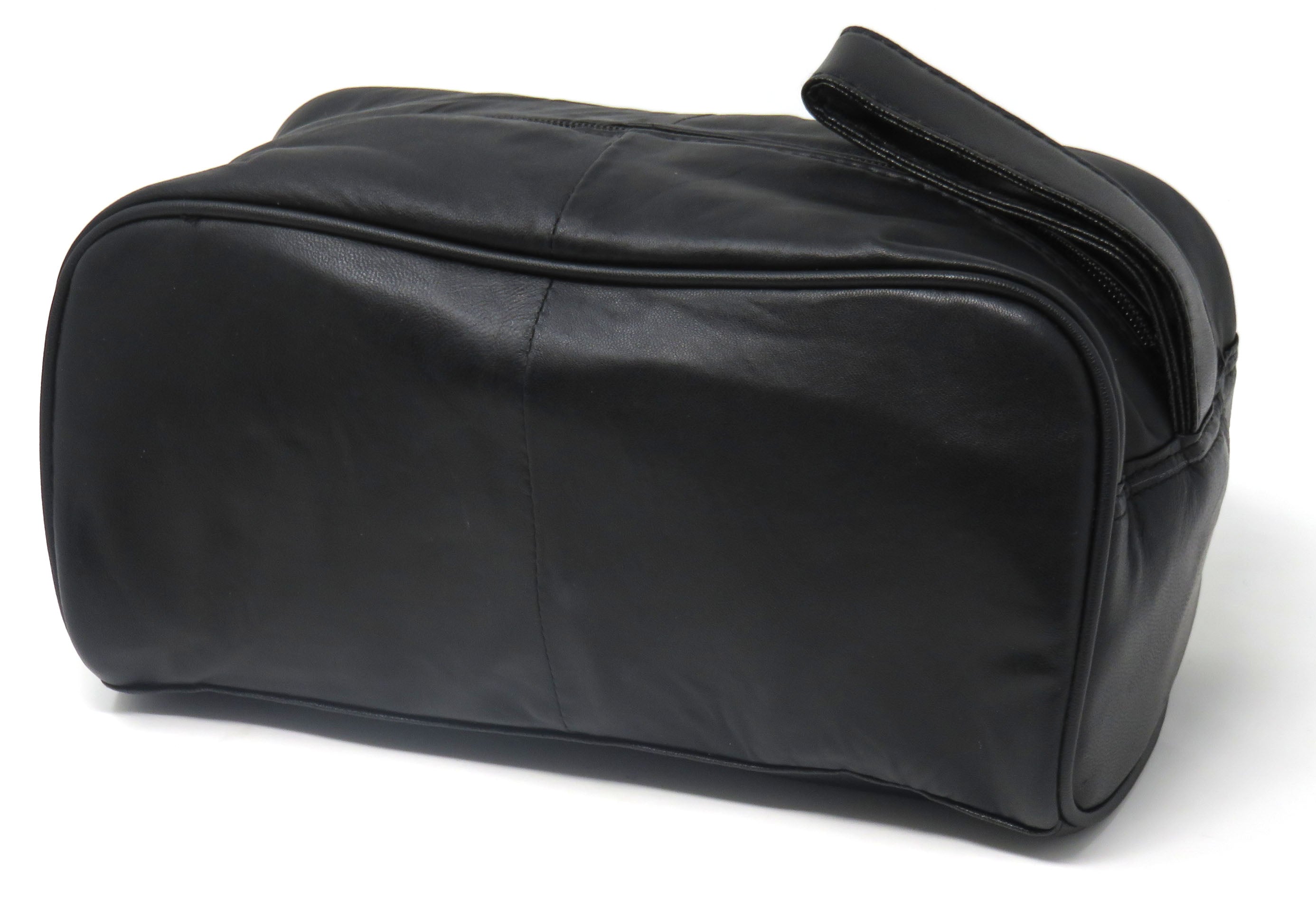 Soft Leather Toiletry Bag