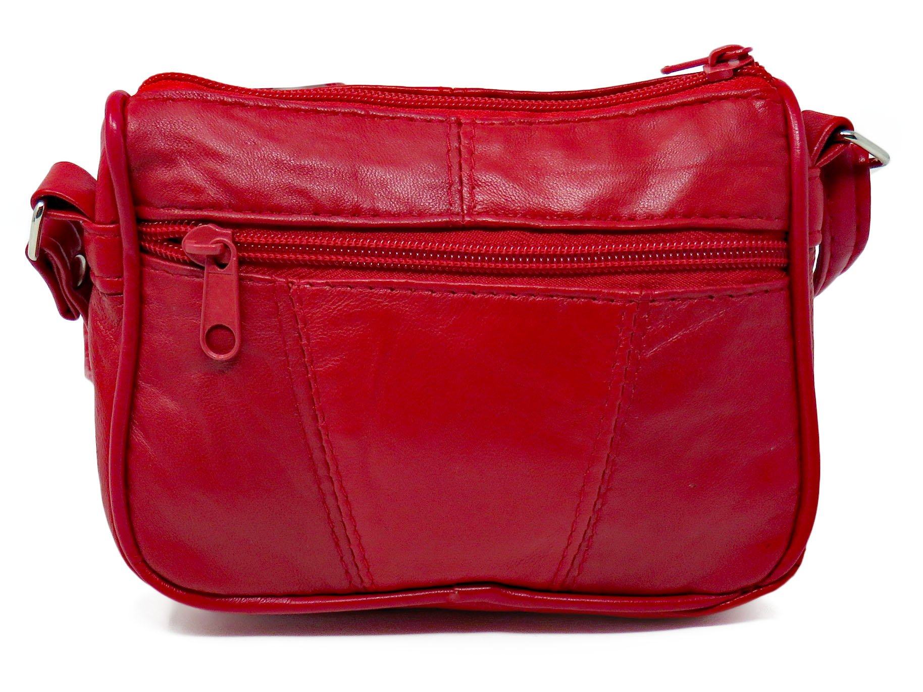 Soft Small Leather Cross body Purse for Women