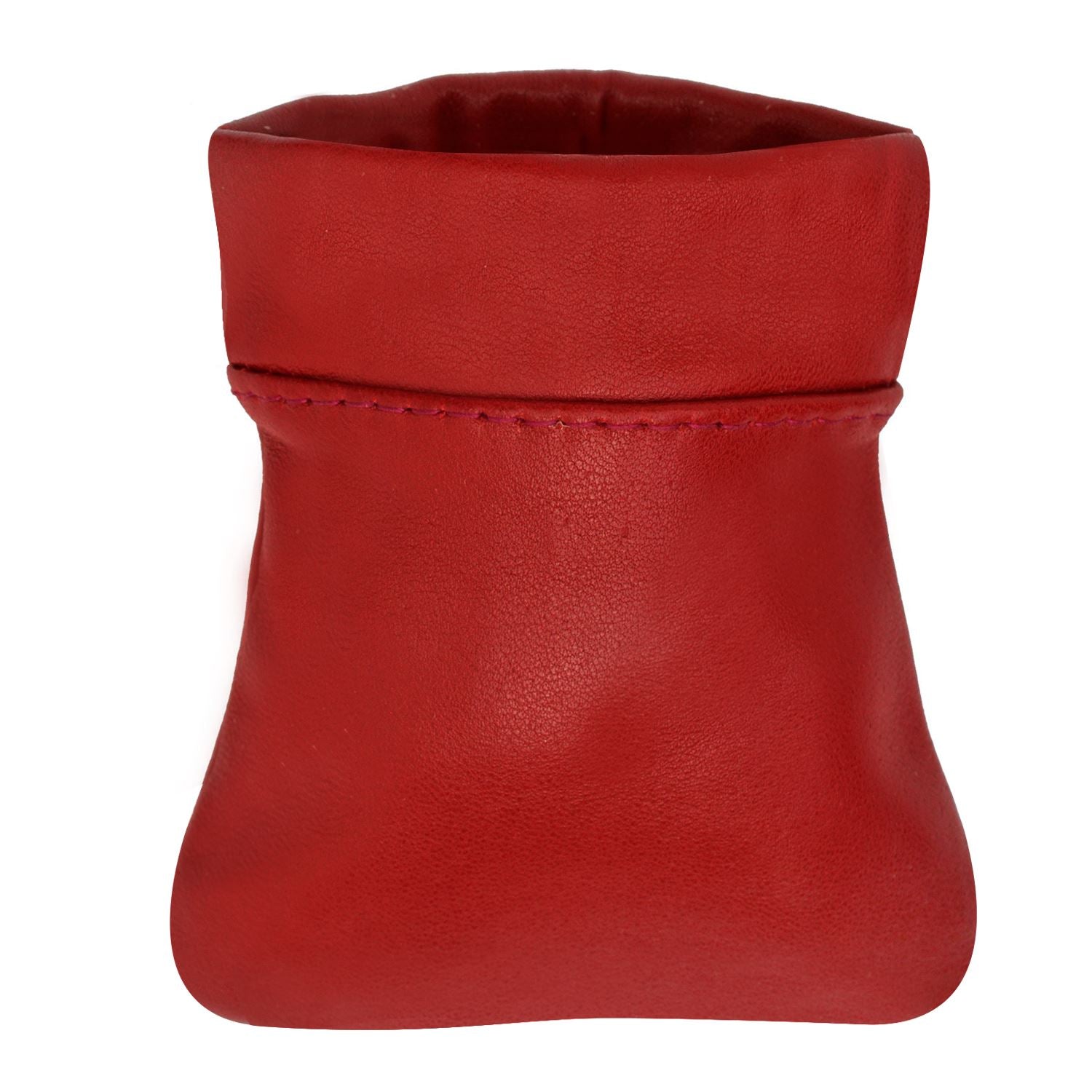 Classic Leather Squeeze Coin Pouch