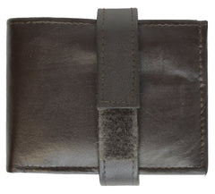 Genuine Leather Bifold Wallet For Men - Black