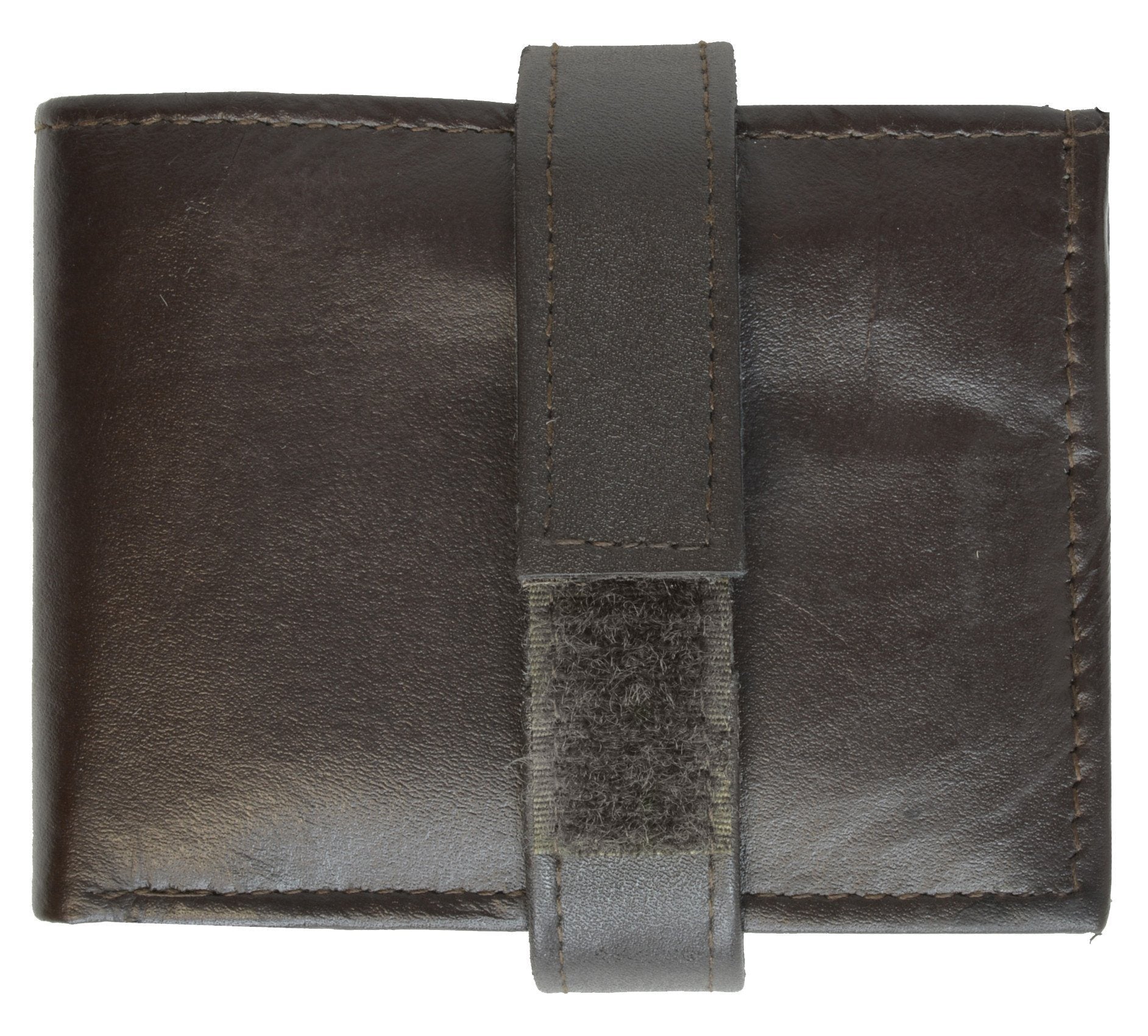 Genuine Leather Bifold Wallet For Men - Brown