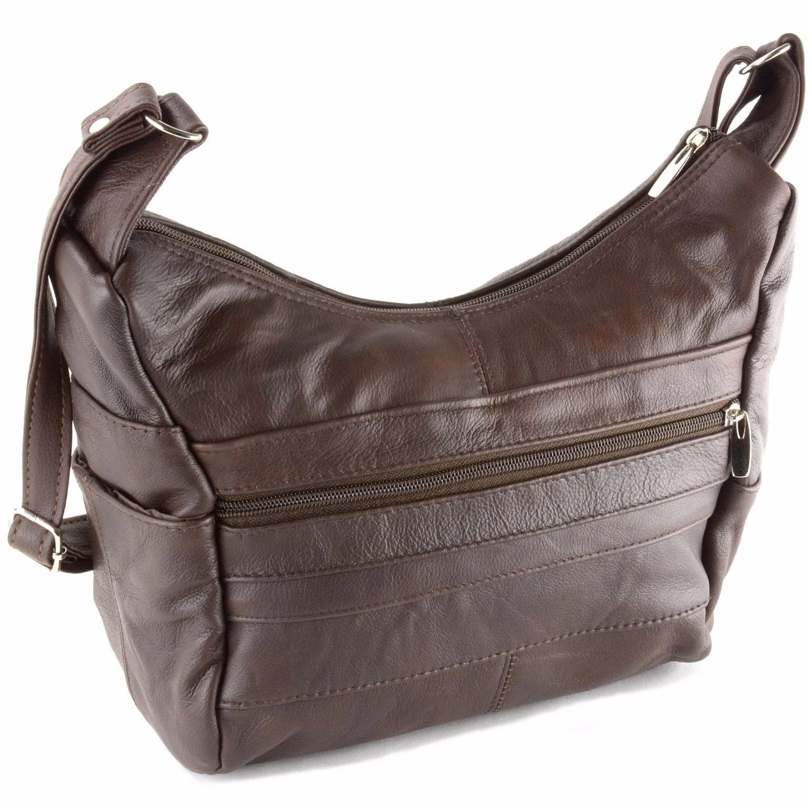 Women's Big Capacity Leather Hobo Bag