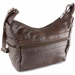 7 Compartments Leather Hobo Women Purse