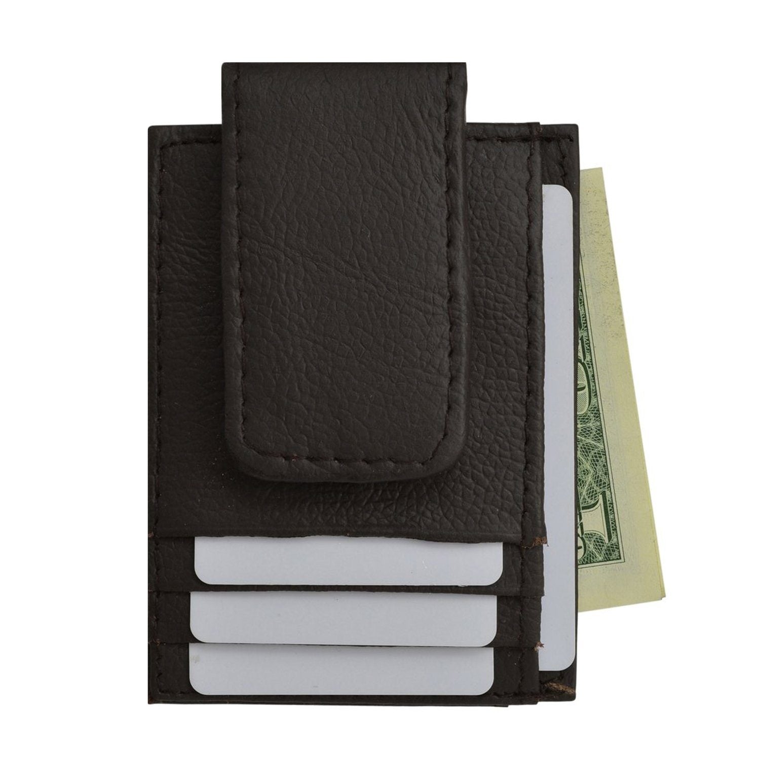 AFONiE Genuine Leather Magnetic Money Clip