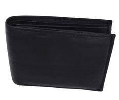 AFONiE Men Trifold Leather Wallet