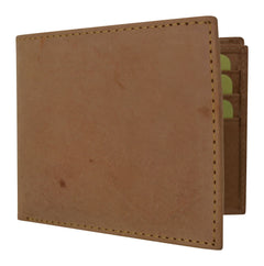 Premium Leather Fixed Center Flap Wallet