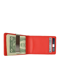 Minimalist Leather Money Clip Wallets