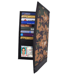 RFID Camouflage Pattern Long Card Holder