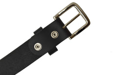 Genuine Leather Belt with silver Buckle