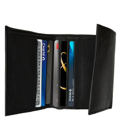Working Man's Premium Leather Tri-Fold Wallet
