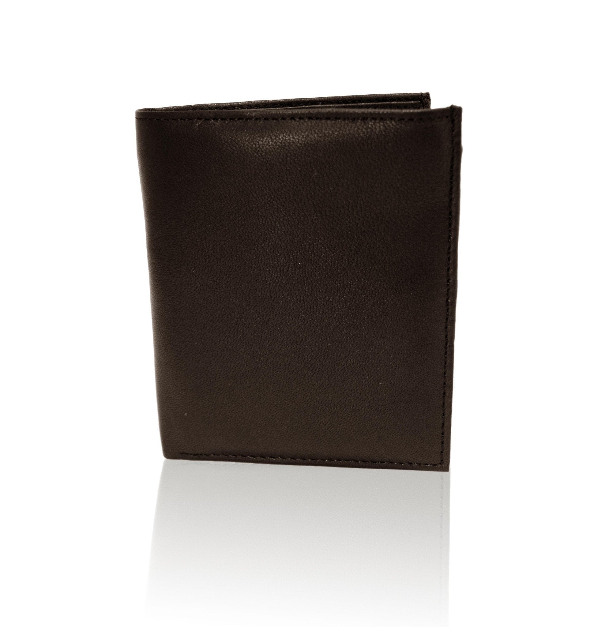 Adorable Deluxe RFID-Blocking Genuine Leather Bifold Wallet For Men - Black