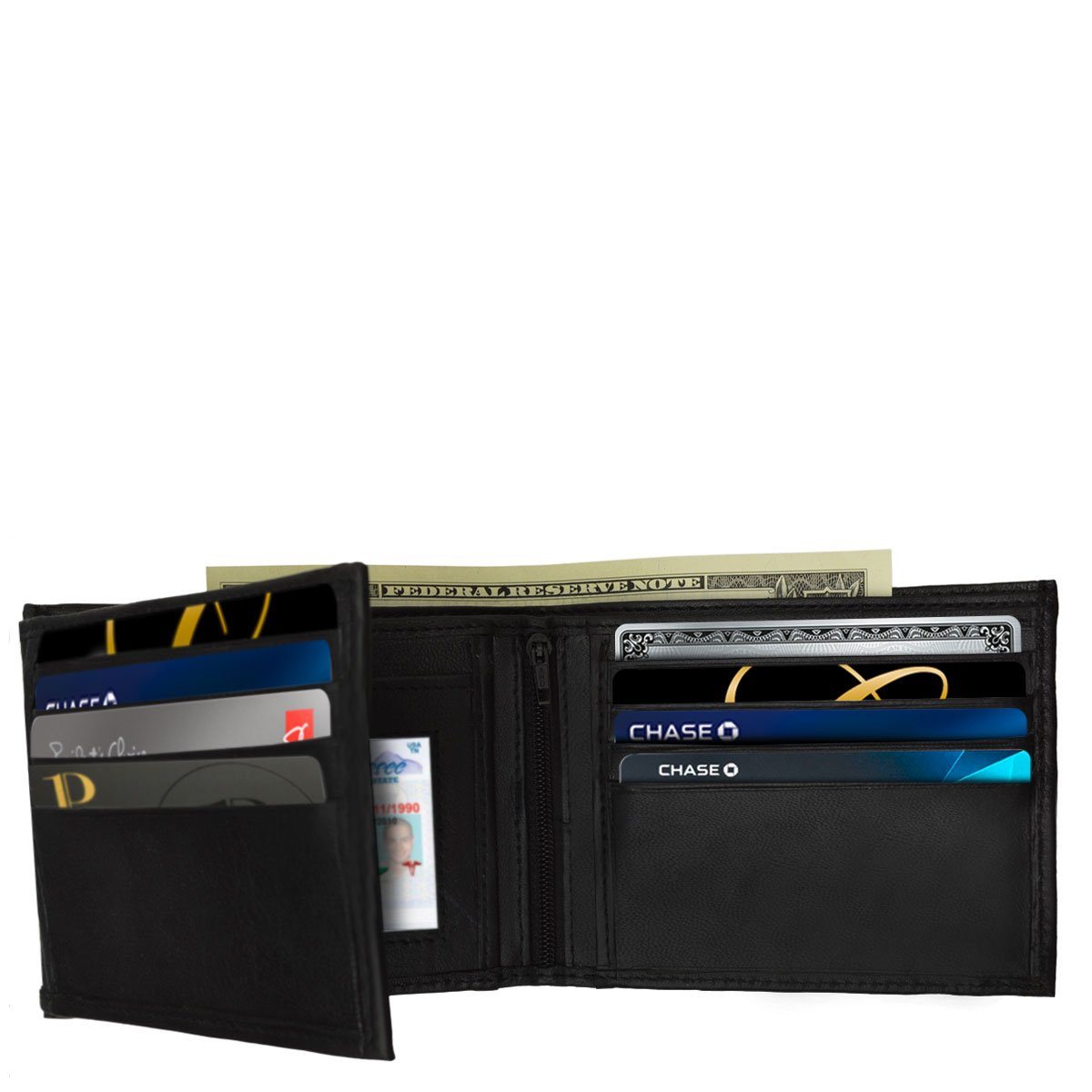Flap Premium Leather Bifold Wallet