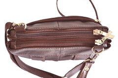 Quality Genuine Leather Cross-Body Bag - Assorted Colors  Color
