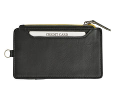 RFID Let It All Hand Leather Black Wallet