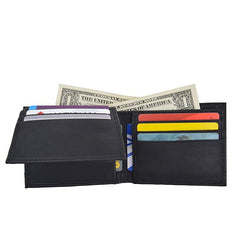 Leather Top Flap Camouflage Wallet