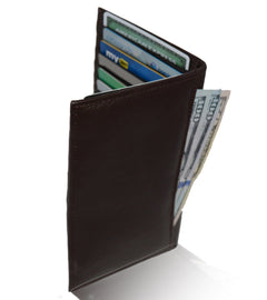 Genuine RFID-Blocking Premium Soft Leather Men Wallet - Black