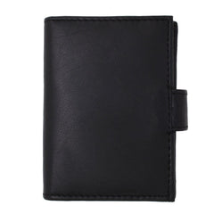 Snap Closure Premium Leather Wallet