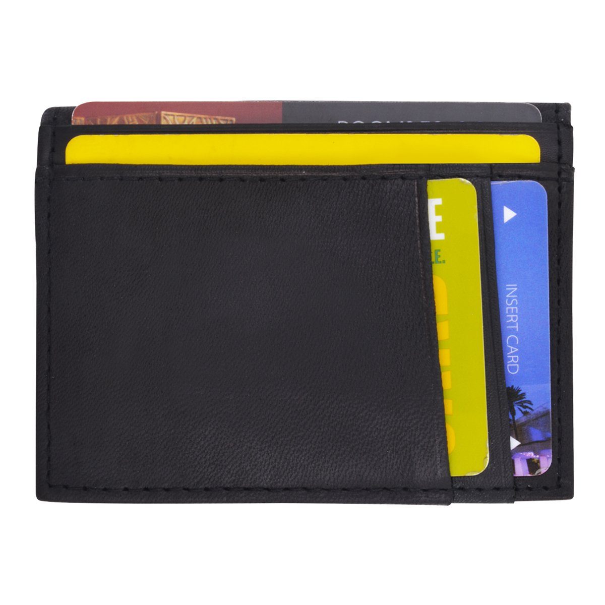 RFID Slim Design Leather Card Case