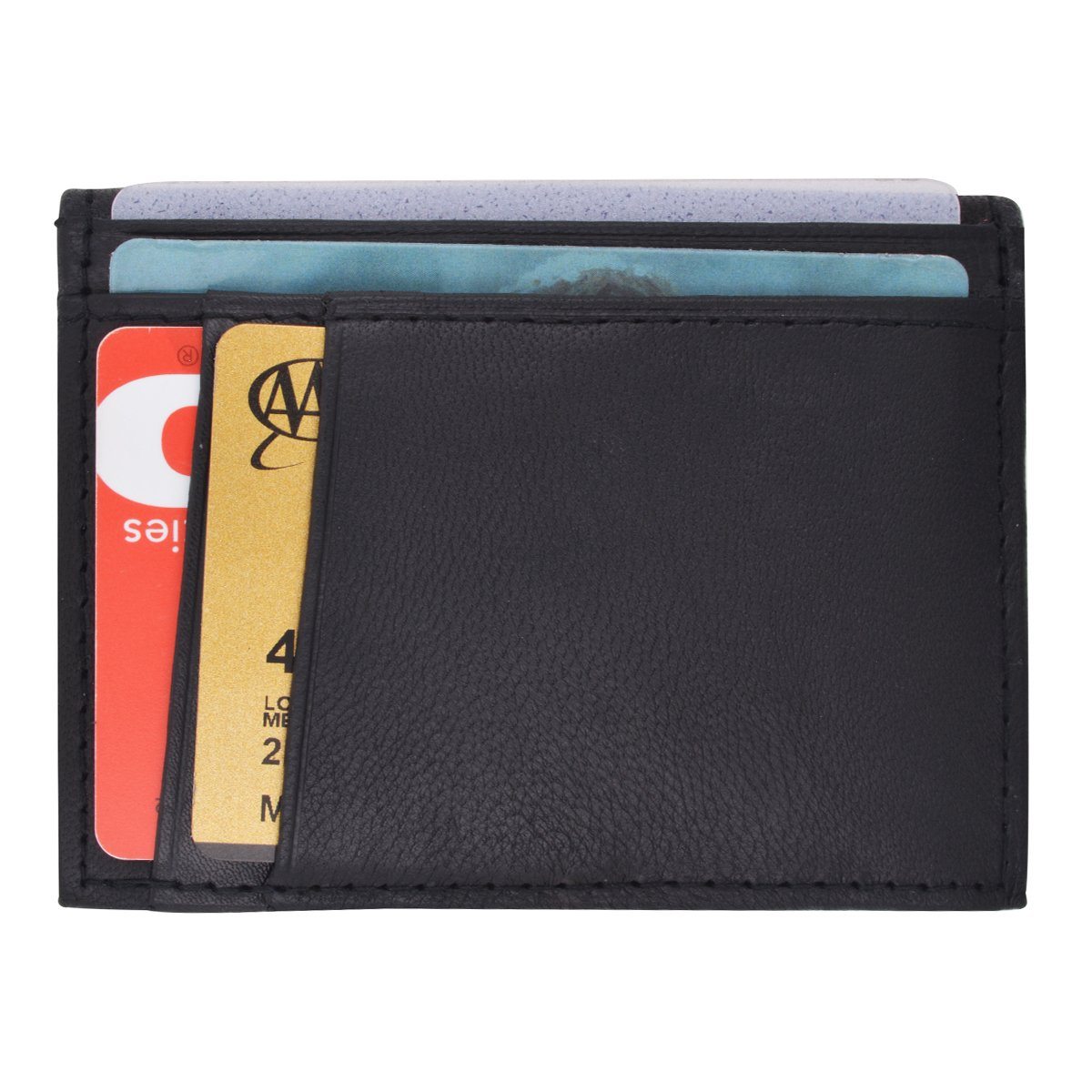 RFID Slim Design Leather Card Case