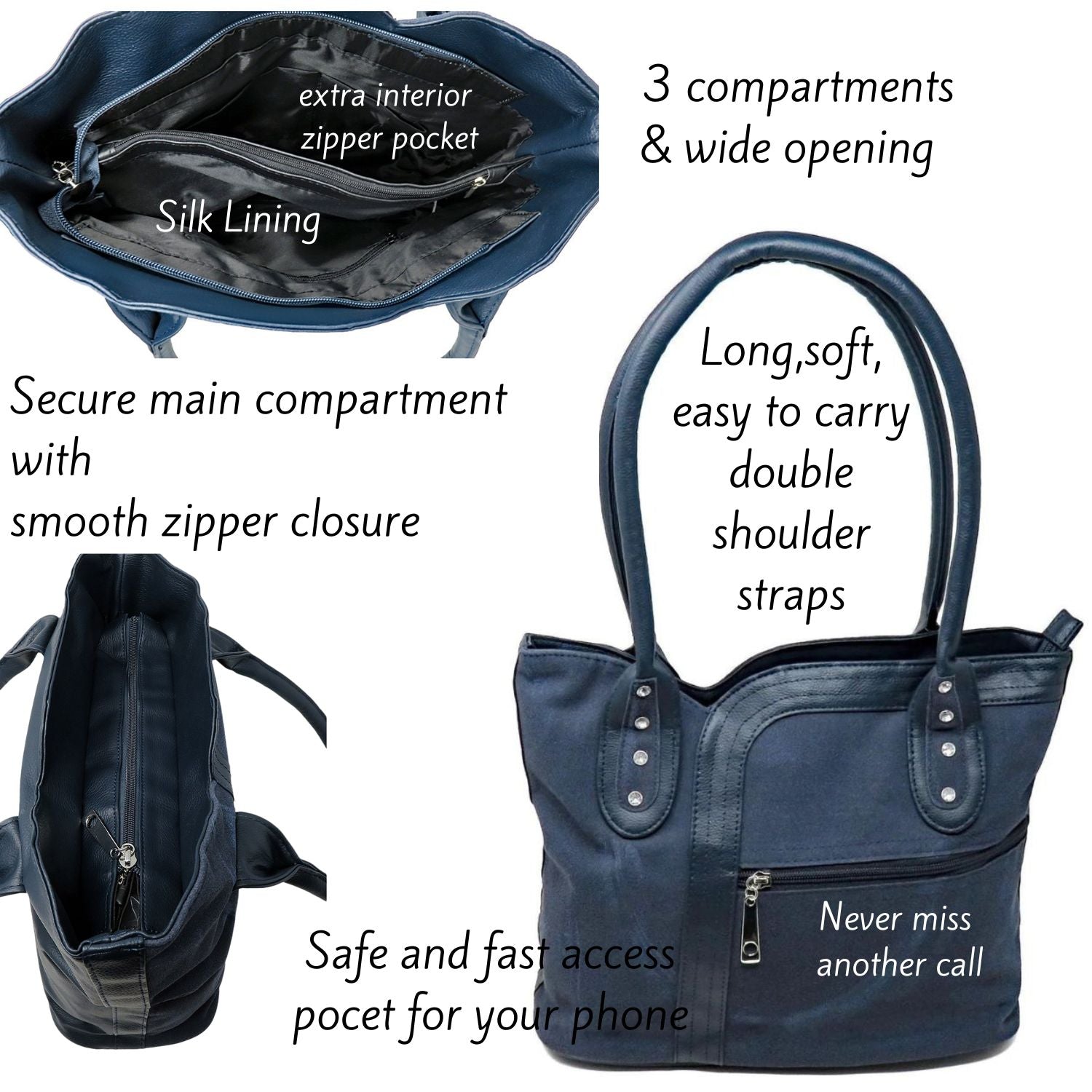 AFONiE Women Purse Suede Shoulder Bag Casual