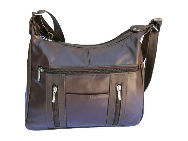 Top Quality Genuine Lambskin Leather Beautiful Classic Black Women Shoulder  Bag.