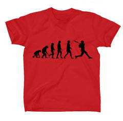 AFONiE Human Evolution Baseball Kids T-Shirt