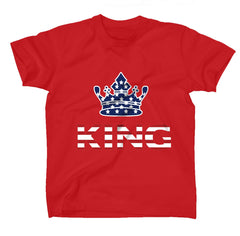 AFONiE US Flag King Kids T-Shirt