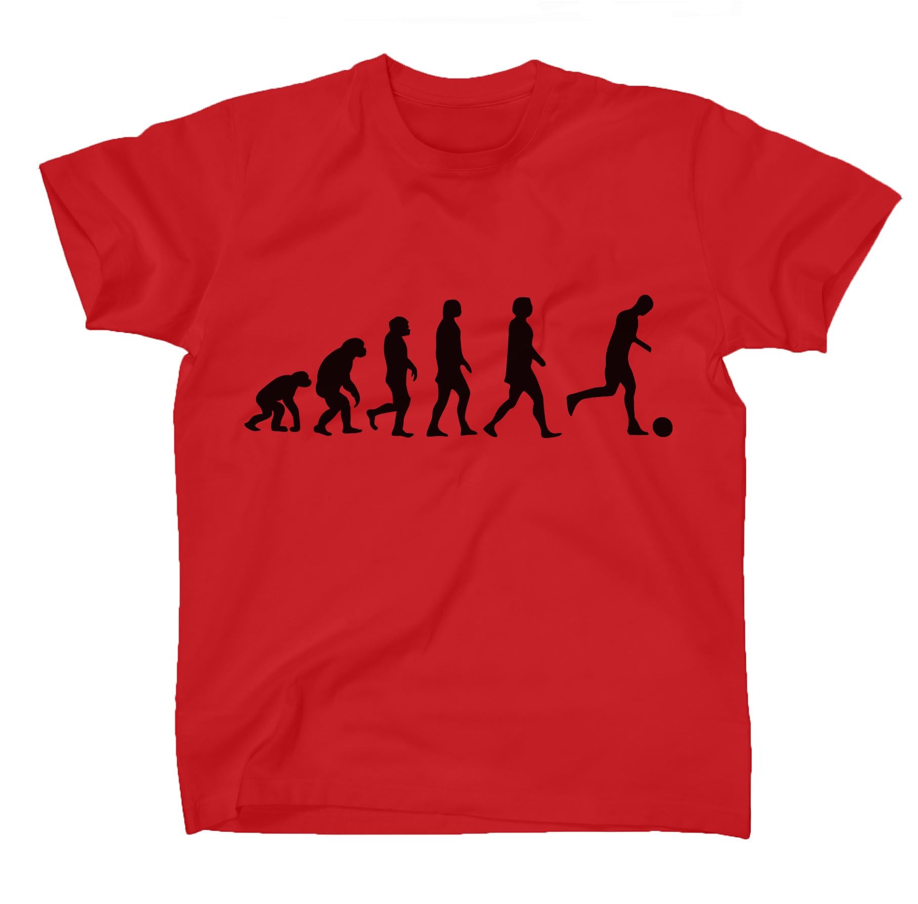 AFONiE Human Evolution Soccer Kids T-Shirt