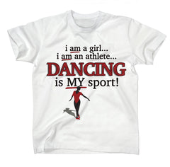 AFONiE Dancing Is My Sport Kids T-shirt