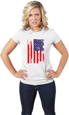 Torn USA Flag T-shirt