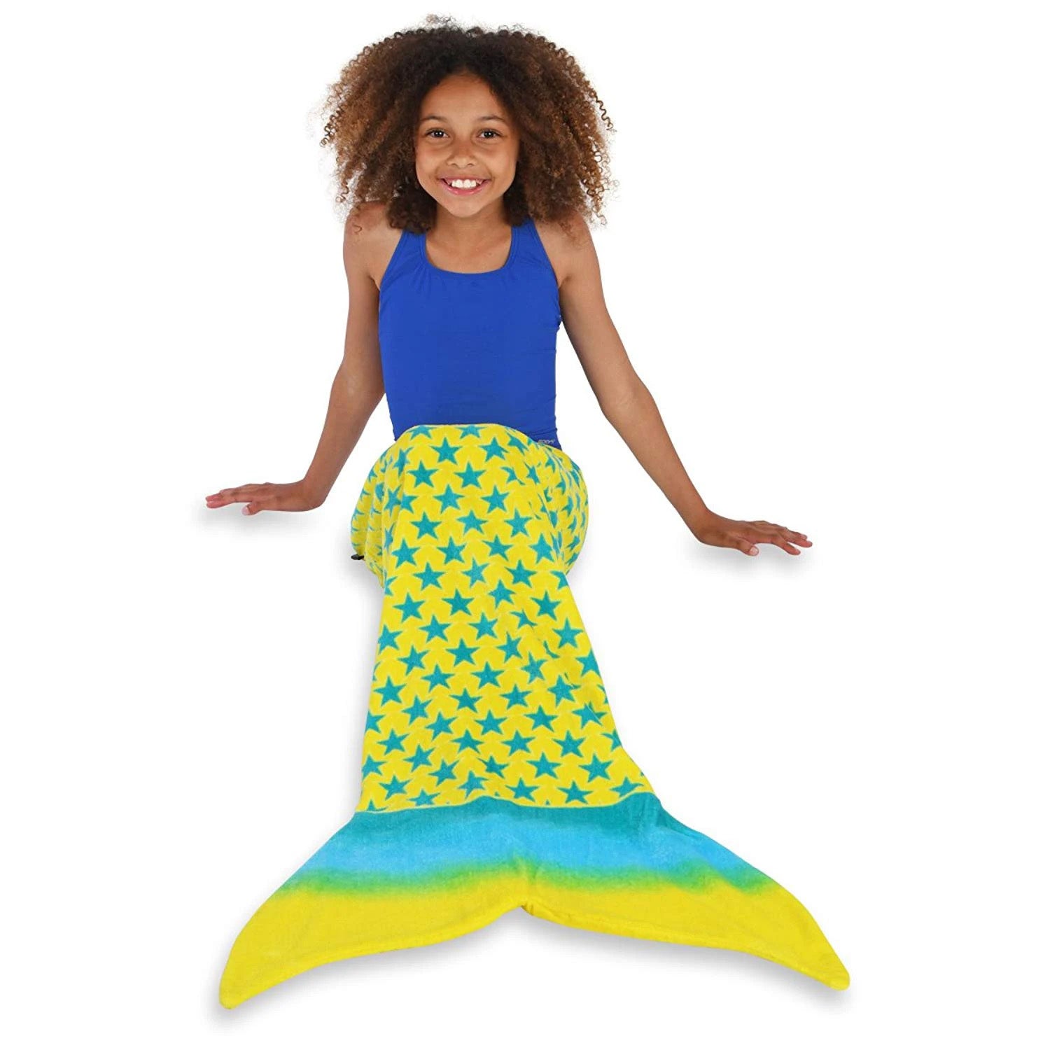 Toweltails 100% Cotton Towel for Boys and Girls 55" Long Perfect for The Beach Pool or Bath