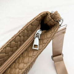 Over The shoulder Woven Changeable Strap One Compartment Purse