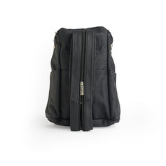 Genuine Leather Hip Backpack with Studs