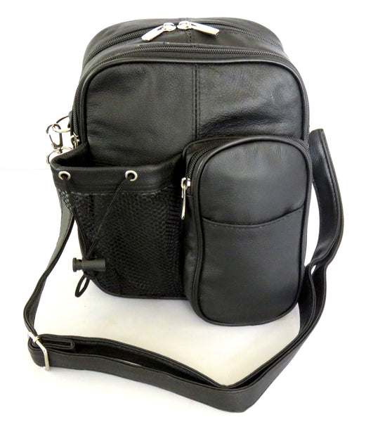 Genuine Leather Backpack - Black Color – WholesaleLeatherSupplier.com