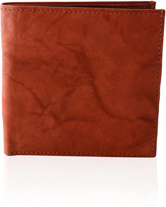 Genuine Leather Men's Extra Capacity Bifold Wallet