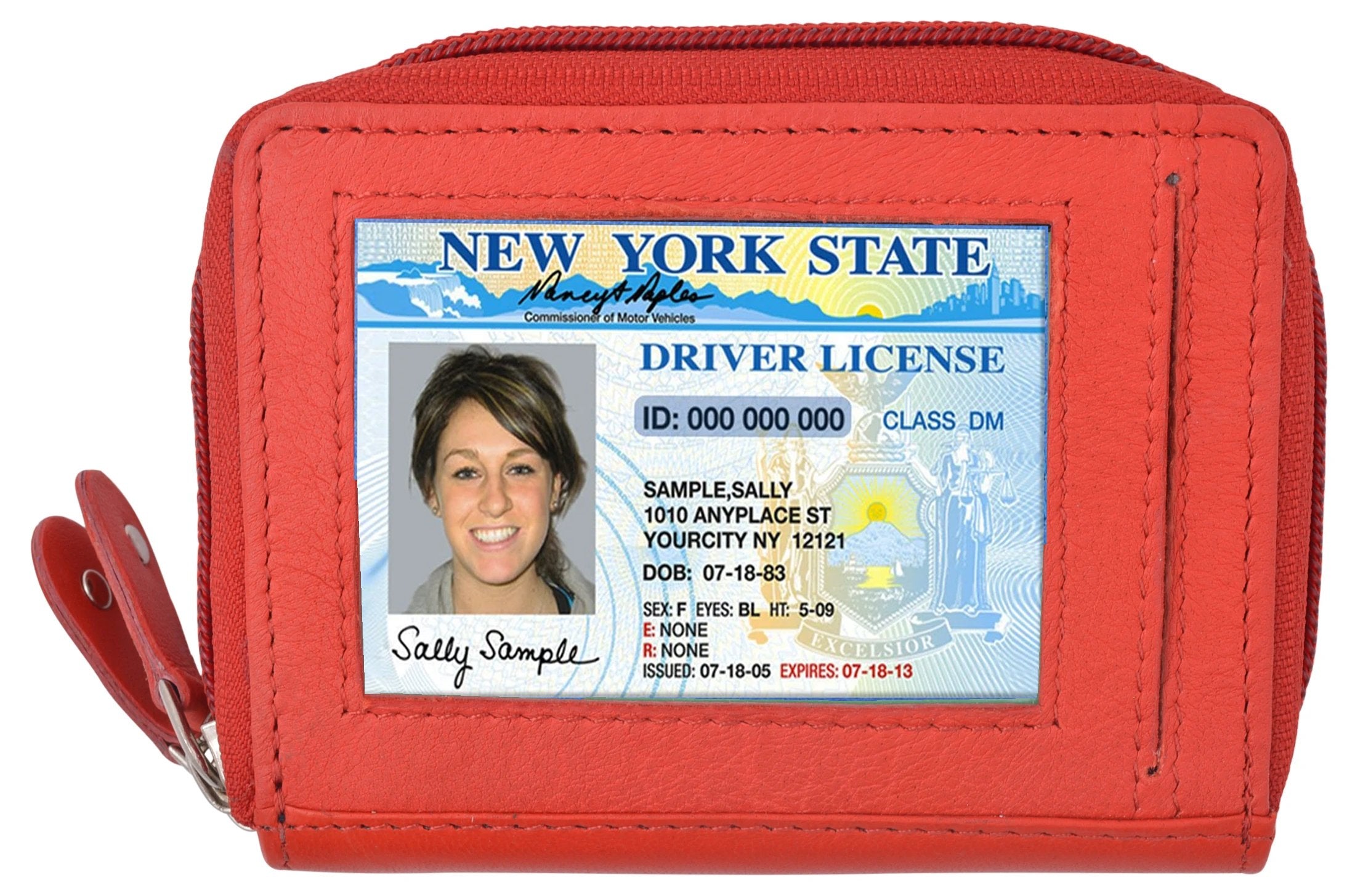 AFONiE- Leather Secure Cards Holder Wallet