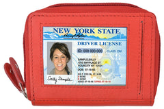 Leather Secure Cards Holder Wallet