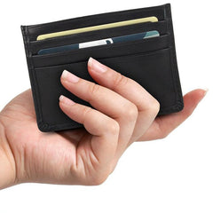 Slim Leather Credit Card Holder