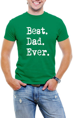 AFONiE Best Dad Ever Men T-Shirt Soft Cotton Short Sleeve Tee