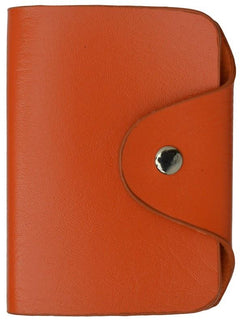Soft  Durable Leather Credit Card Holder Assorted Colors