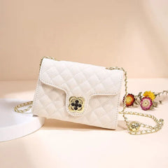 Flap Quilted High Quality Gold Chain Strap Shoulder Bag For Women