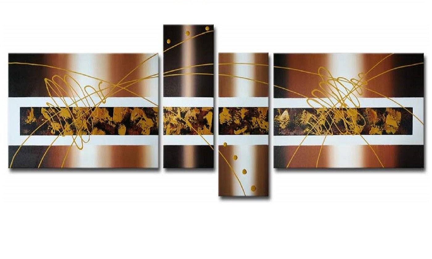 Wall Decor Oil Paintings On Canvas Various Abstract Designs 1/ 3 /4 /5 Panels