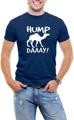 AFONiE Hump Day Camel Men T-Shirt Soft Cotton Short Sleeve Tee