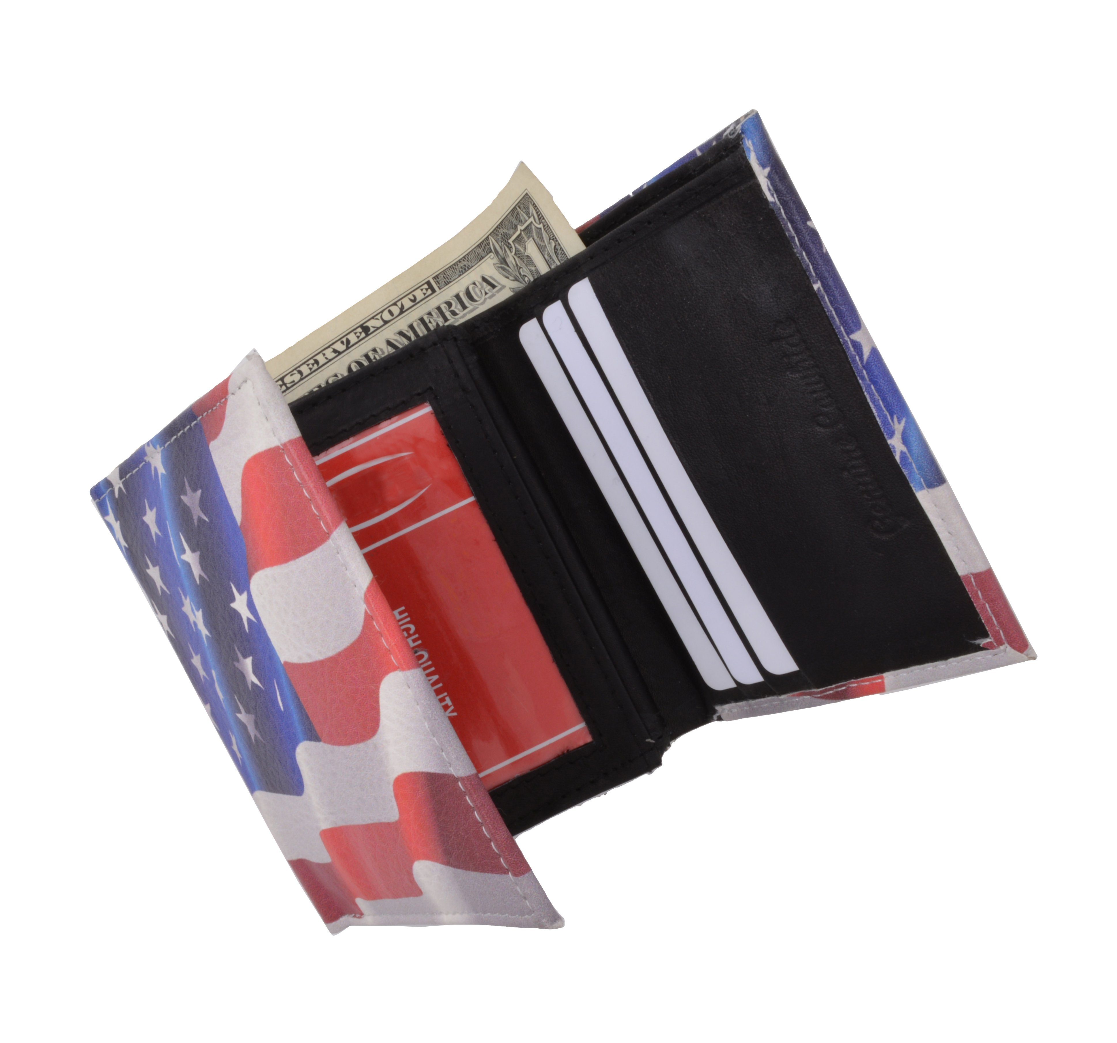 Trifold Men Handcarfed Leather wallet