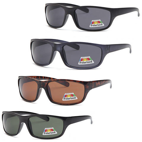 4 PACK Active Wrap Polarized Lenses Sunglasses 4 Colors Pack
